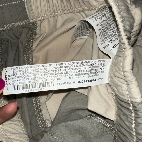 Zara Cargo Parachute Pants M - Picture 4 of 4